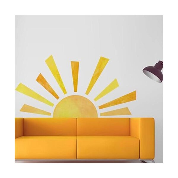 Calcomanías de pared estilo bohemio de medio sol 42 x