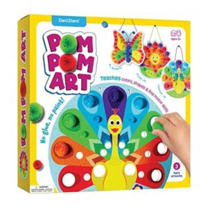 Kit de arte con pompones para niños una actividad de arte_1