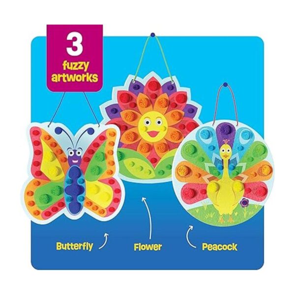 Kit de arte con pompones para niños una actividad de arte_2