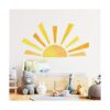 Calcomanías de pared estilo bohemio de medio sol 42 x
