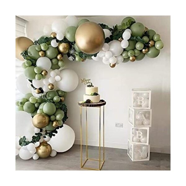Kit de guirnalda de globos verde salvia 152 unidades kit