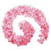 1600 botones rosados para manualidades varios tamaños
