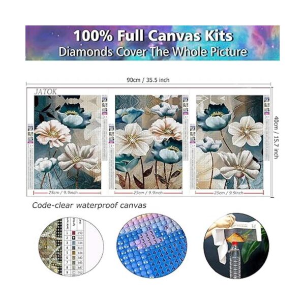 JATOK Kits de pintura de diamante para adultos diseño de
