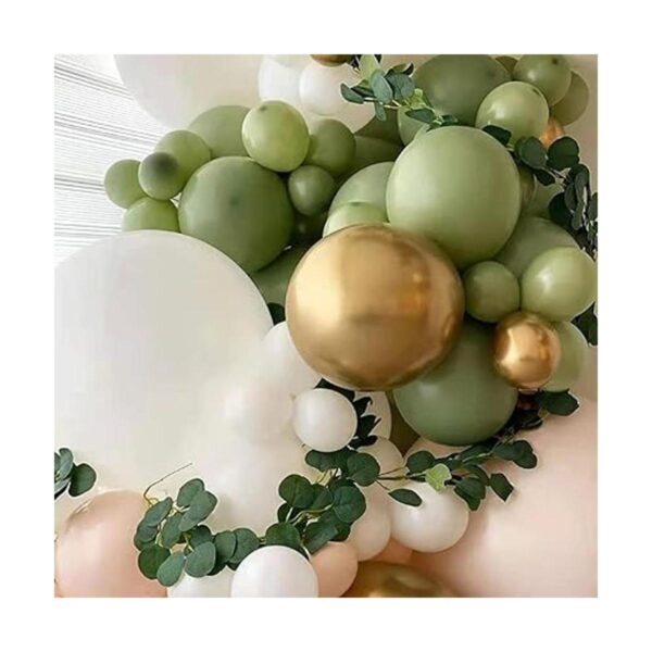 Kit de guirnalda de globos verde salvia 152 unidades kit