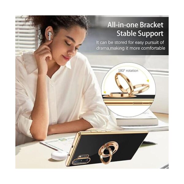 DUEDUE Funda para Samsung Galaxy Note 10 Plus con soporte_4