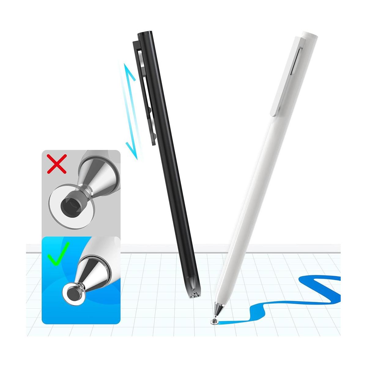 Lápiz digital para pantallas táctiles 2 piezas punta de