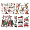 Parches de transferencia de calor de Navidad para_1