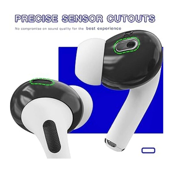 3 pares de fundas DamonLight para AirPods Pro 2 Ajuste en_5
