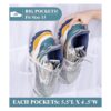 MISSLO Organizador de zapatos con 35 bolsillos grandes