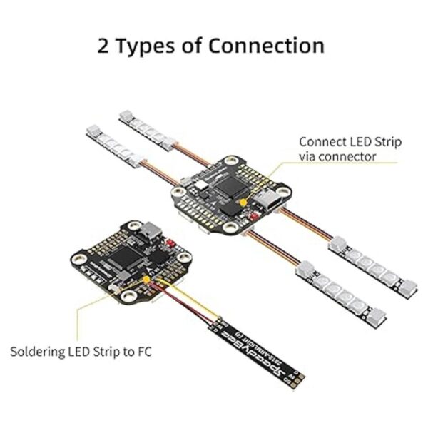 SpeedyBee Tira de luces LED de dron FPV 4 tiras_3
