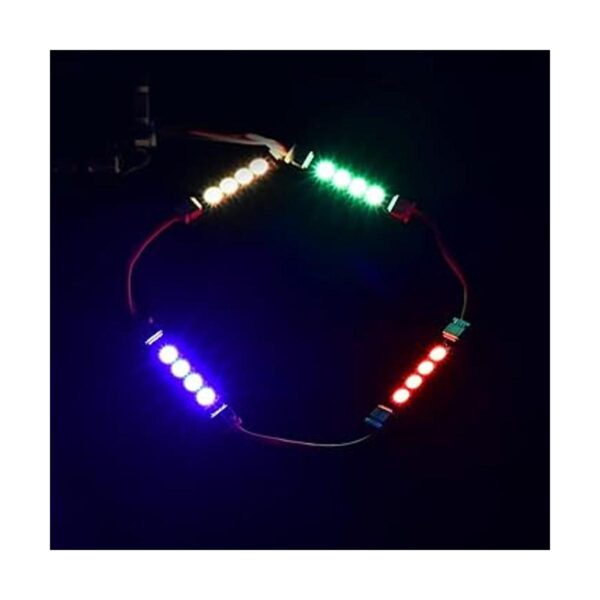 SpeedyBee Tira de luces LED de dron FPV 4 tiras_6