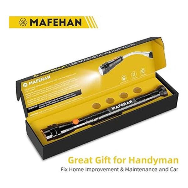 MAFEHAN Herramienta de recolección magnética linterna