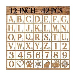 DZXCYZ Plantillas de letras de 12 pulgadas plantillas de