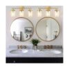 Lámparas de baño luces de tocador luces de baño doradas_3