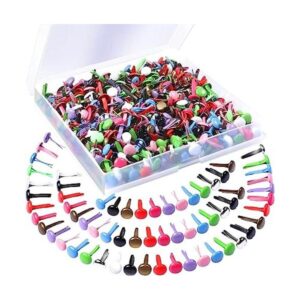 HNYYZL 500 mini brillos de papel sujetadores de latón de