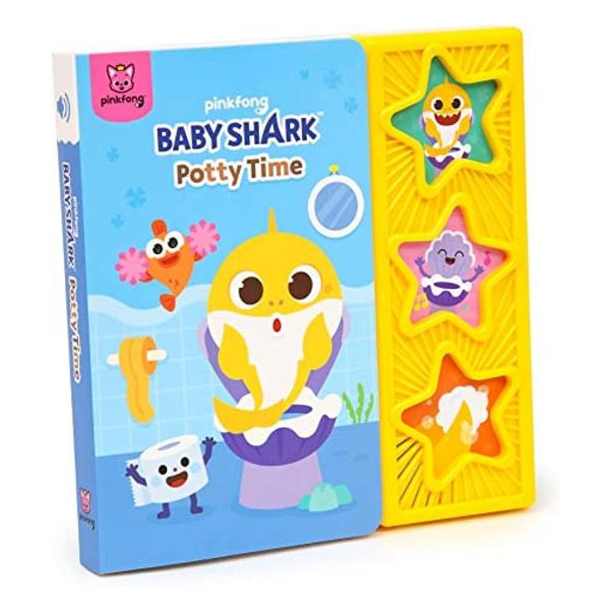 Baby Shark Potty Time Libro de sonido de 3 botones