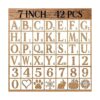 DZXCYZ Plantillas de letras de 7 pulgadas plantillas de