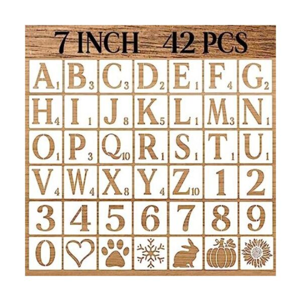 DZXCYZ Plantillas de letras de 7 pulgadas plantillas de