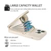 Anyos Funda tipo cartera cruzada para iPhone 14 Pro 6_4