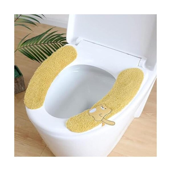 HADEEONG 4 pares de fundas de asiento de inodoro cálidas