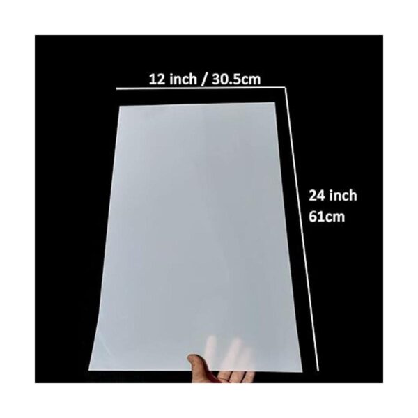 12 hojas de plantillas en blanco de 10 mil 12 x 24