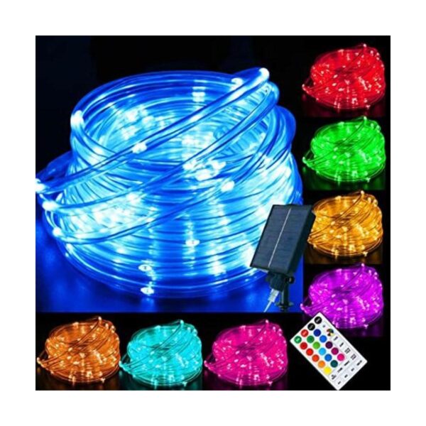 18 colores de 33 pies de cuerda solar LED impermeable para_1