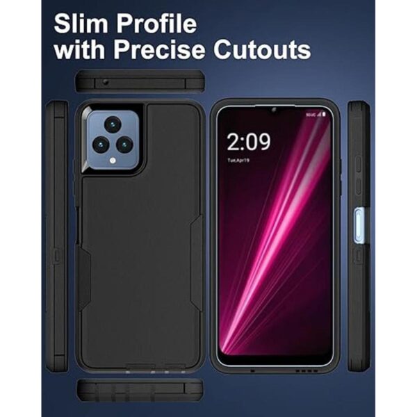 Dahkoiz Funda TMobile Revvl 6 5G con protector de_2