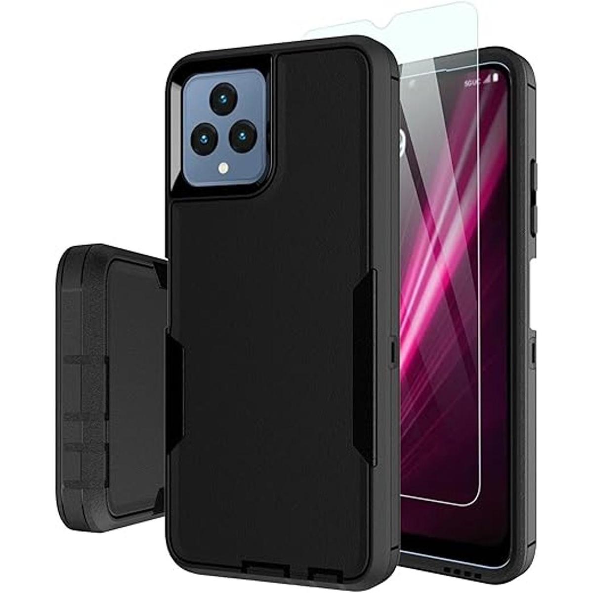 Dahkoiz Funda TMobile Revvl 6 5G con protector de