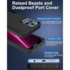 Dahkoiz Funda TMobile Revvl 6 5G con protector de_4