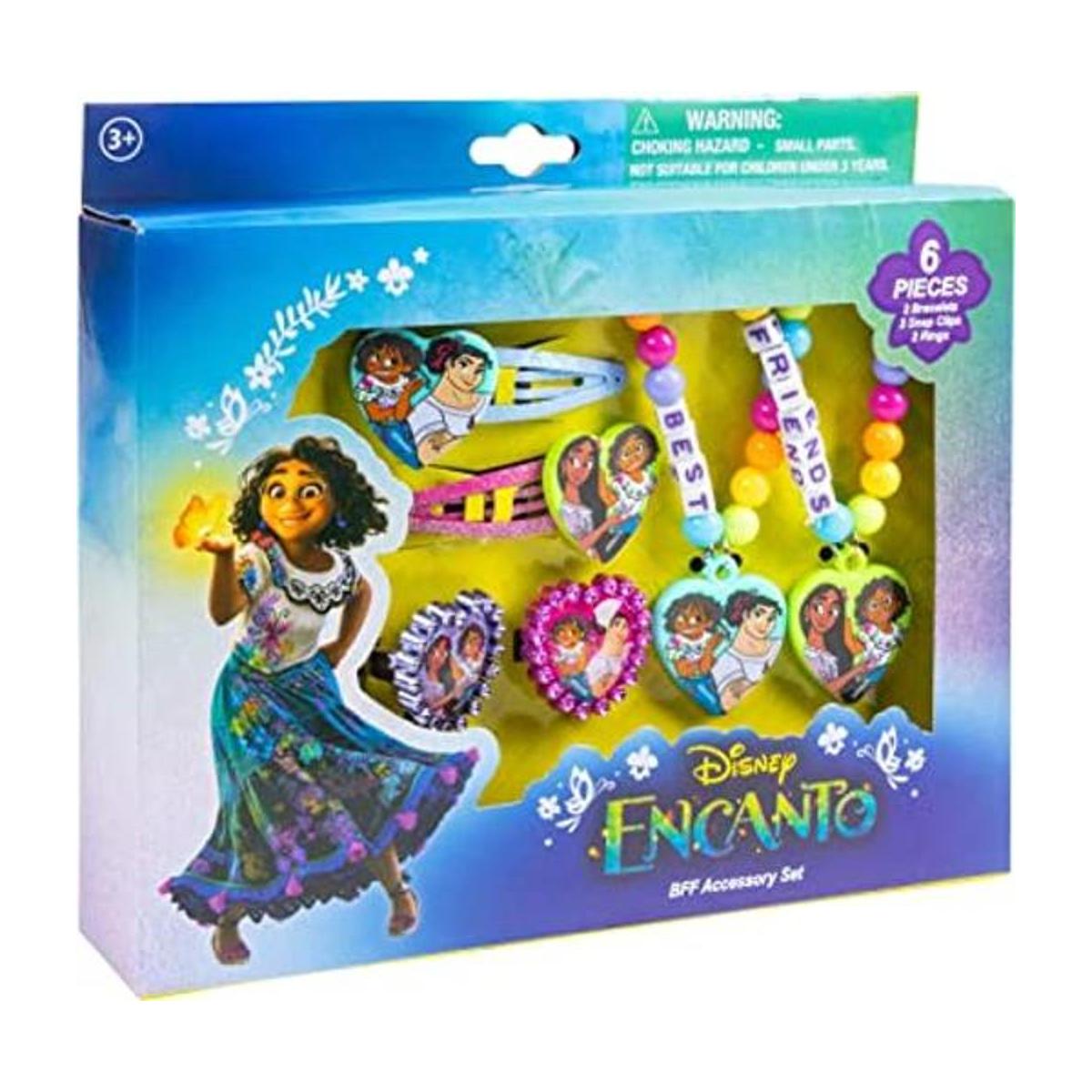 Encanto Juego de 6 joyas de juguete para niñas con 2