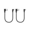 Cable micro USB corto 9.8 in de ángulo recto de 90 grados_1