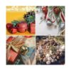 100 cascabeles de Navidad de 1 pulgada 4 colores