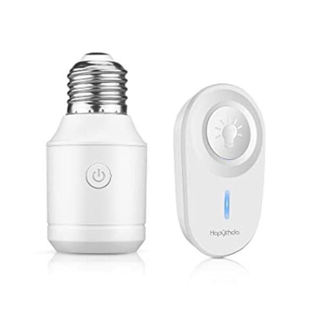 HAPYTHDA Enchufe de luz de control remoto E26E27 soporte