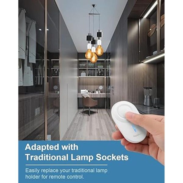 HAPYTHDA Enchufe de luz de control remoto E26E27 soporte_2