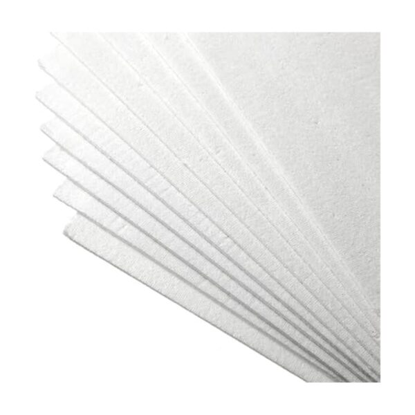 10 piezas de papel de fibra de cerámica de 11 x 12 x 0.12