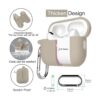 Compatible con AirPods Pro de 2 generación con llavero