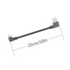 Cable micro USB corto 9.8 in de ángulo recto de 90 grados_3