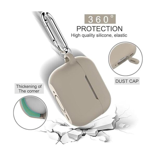 Compatible con AirPods Pro de 2 generación con llavero
