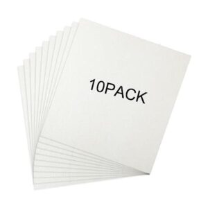 10 piezas de papel de fibra de cerámica de 11 x 12 x 0.12