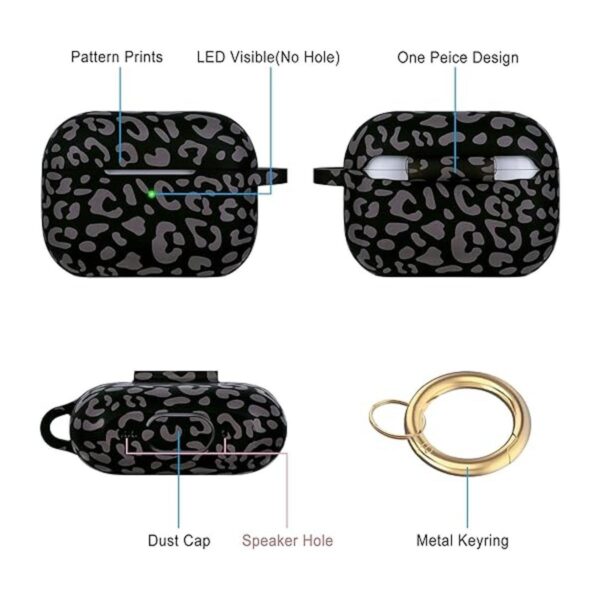 Gawnock Funda de silicona para Airpods Pro 2 funda suave