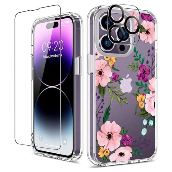 GiiKa Funda rígida para iPhone 14 Pro Max con protector de_1