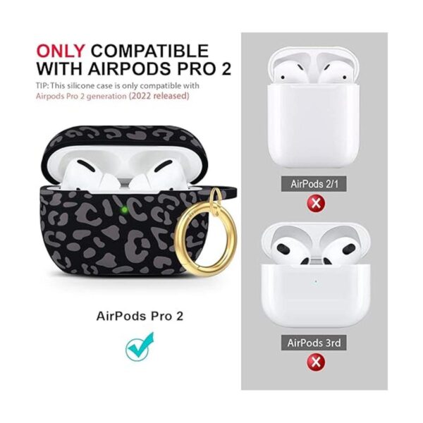 Gawnock Funda de silicona para Airpods Pro 2 funda suave