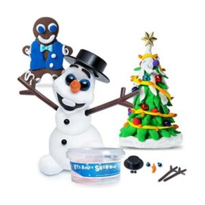 Lets Build A Snowman Man de jengibre y árbol de Navidad