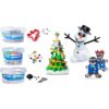 Lets Build A Snowman Man de jengibre y árbol de Navidad
