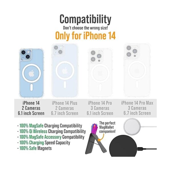 Scooch Funda para iPhone 14 compatible con MagSafe_2