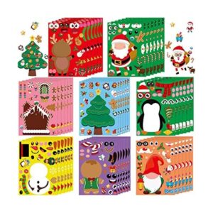 NOVWANG 48 hojas de calcomanías de Navidad para niños_1