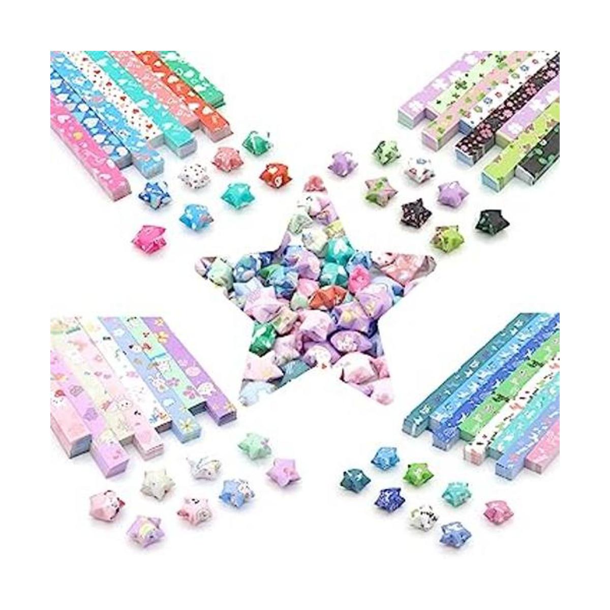 MingQiEven 2240 hojas de tiras de papel de estrella de
