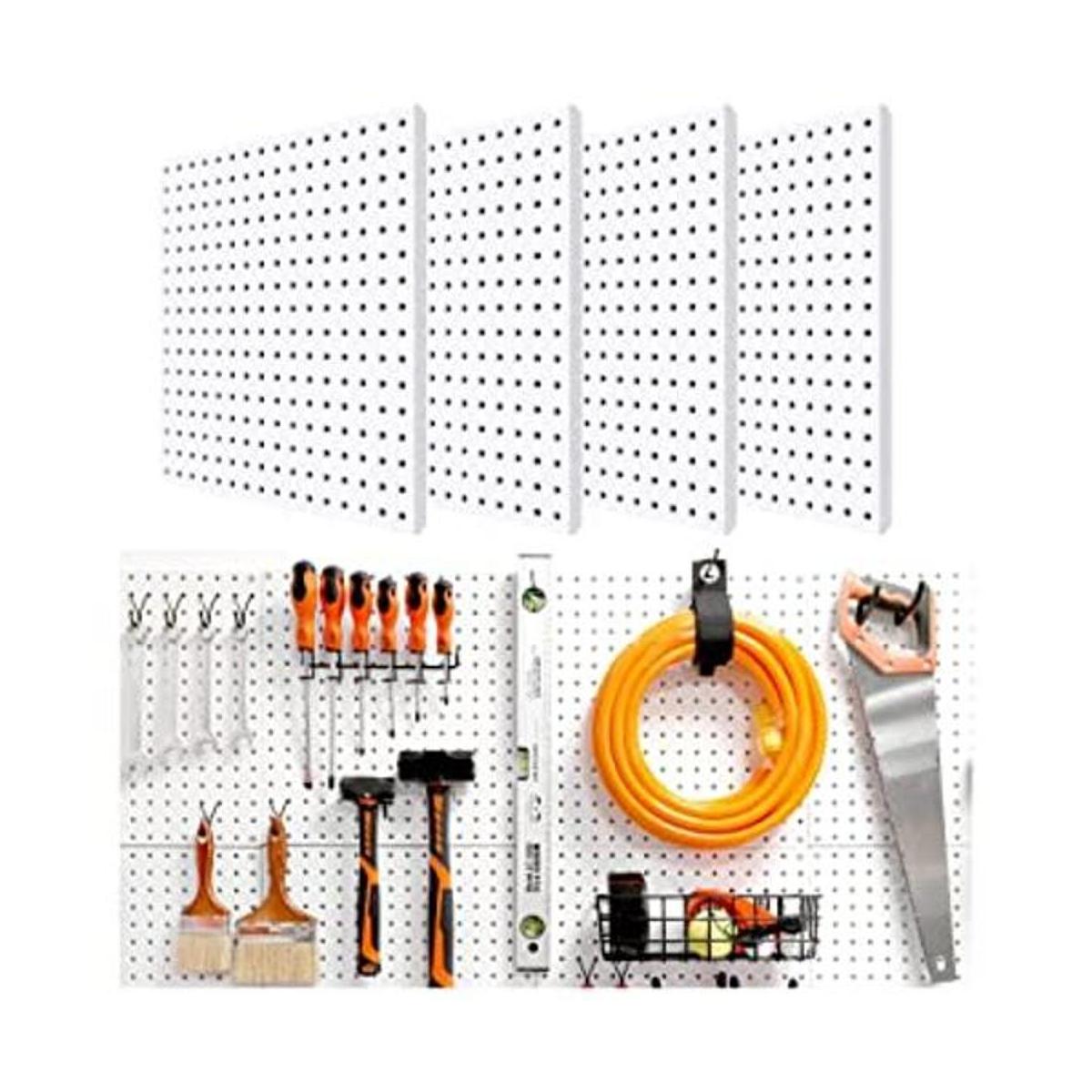 HUHOLE Tablero de clavijas de metal 4 piezas tablero de