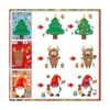 NOVWANG 48 hojas de calcomanías de Navidad para niños_3