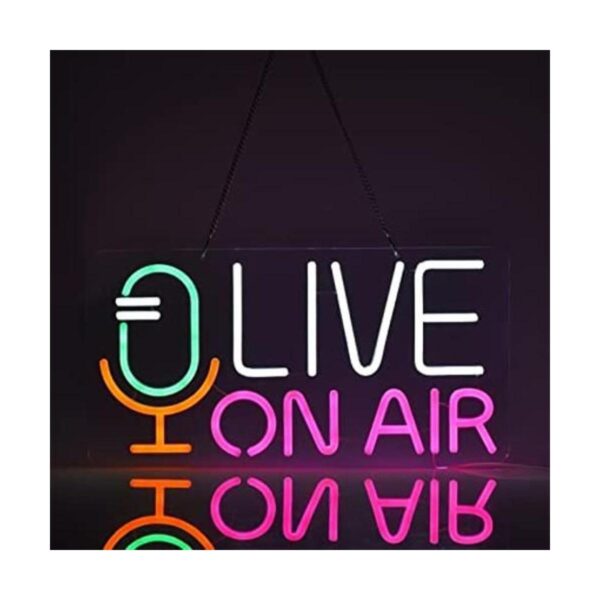 Geewkooy Live ON AIR Letrero de neón para barra de_1